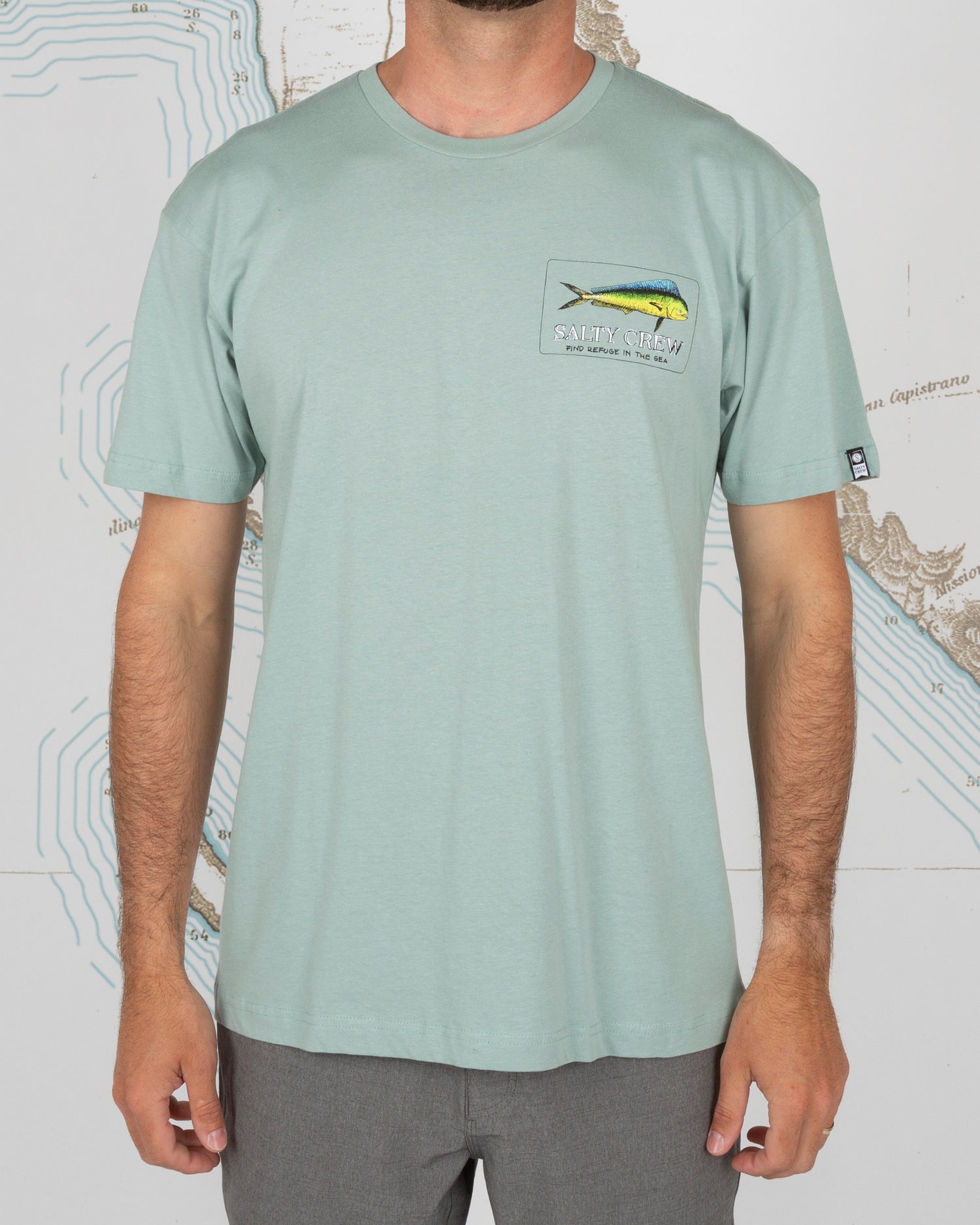 On body front of El Dorado Sea Foam Premium S/S Tee