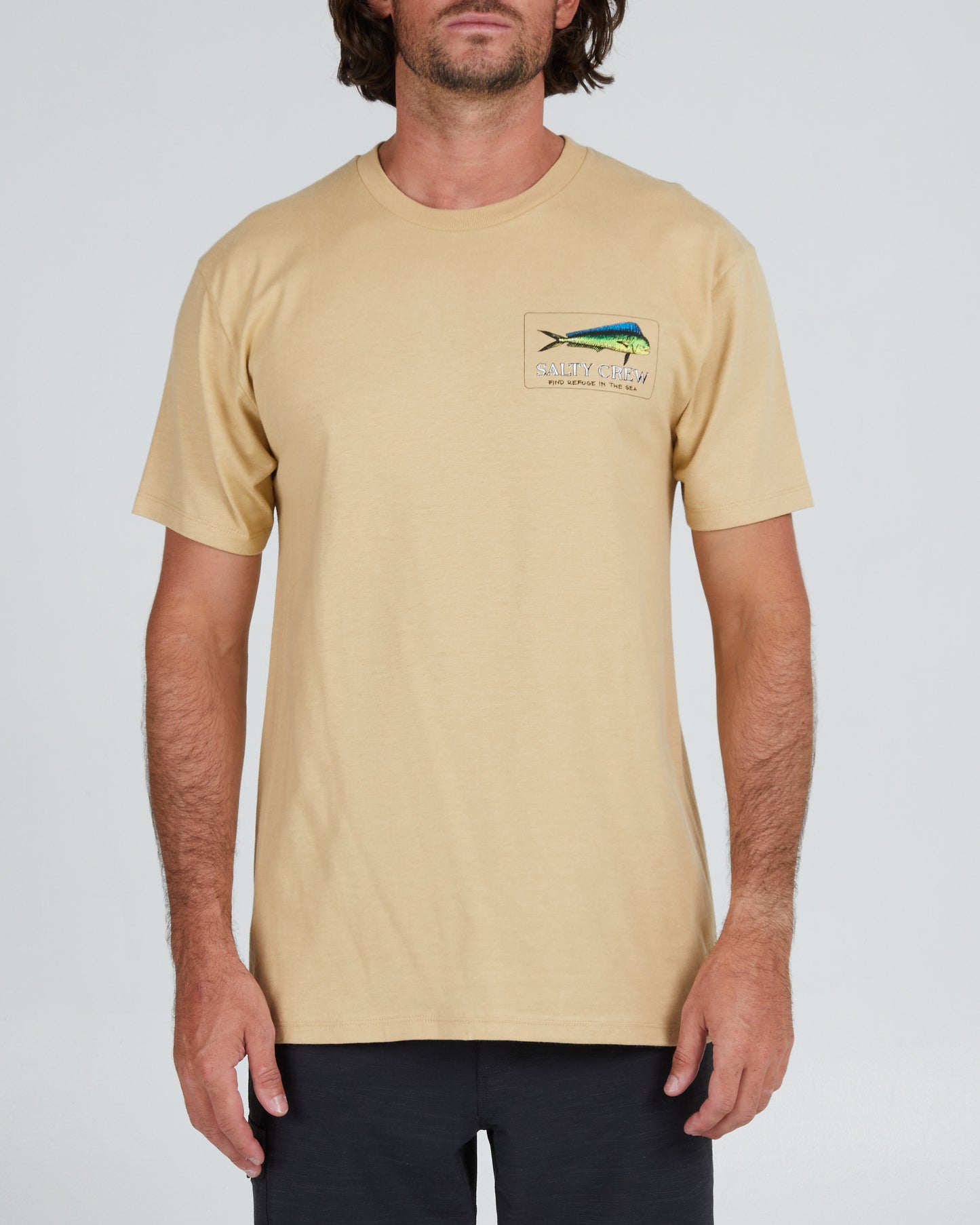 front view of Bigmouth Camel S/S Premium Tee