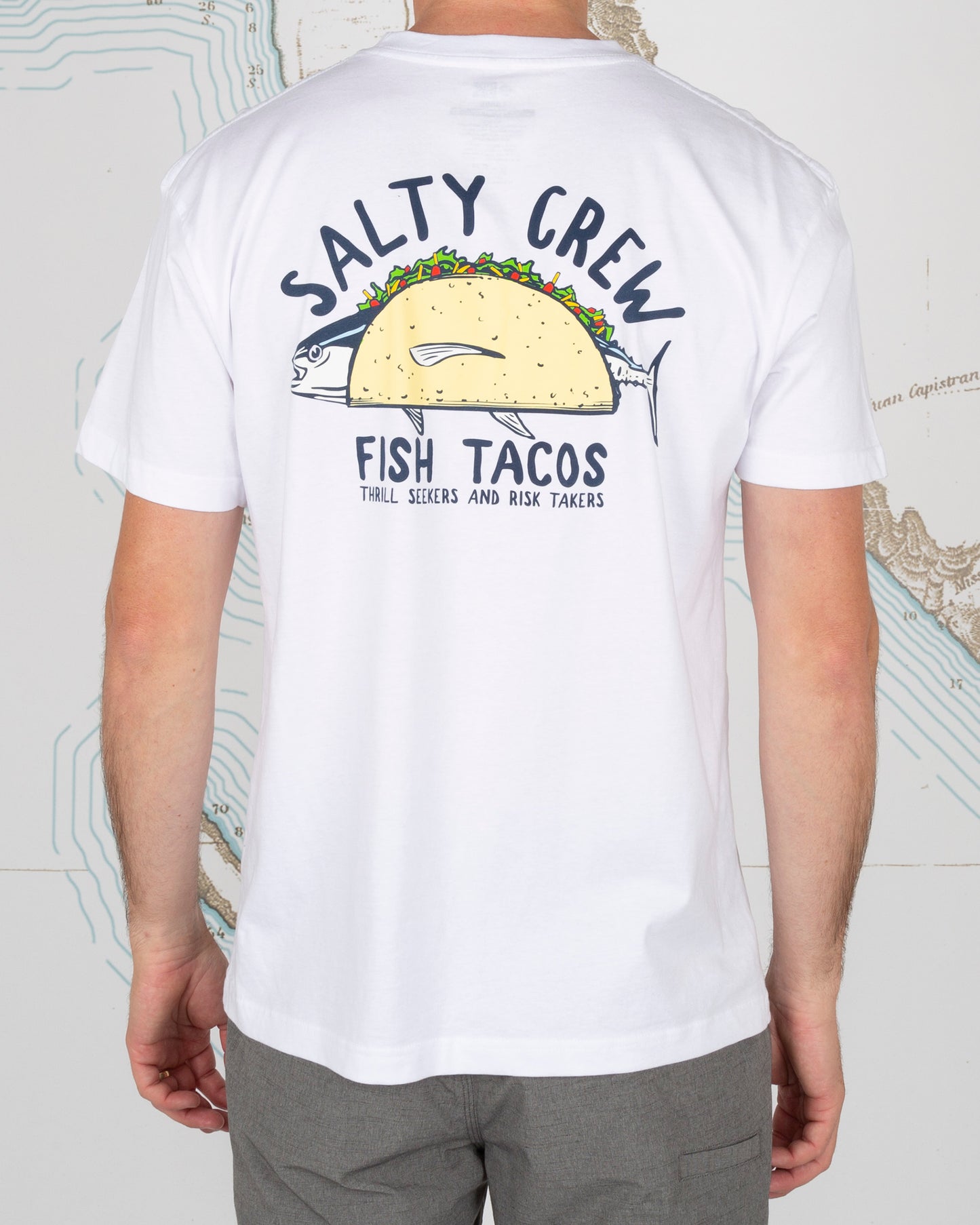 Salty Crew Baja Fresh Premium Tee - White - Large