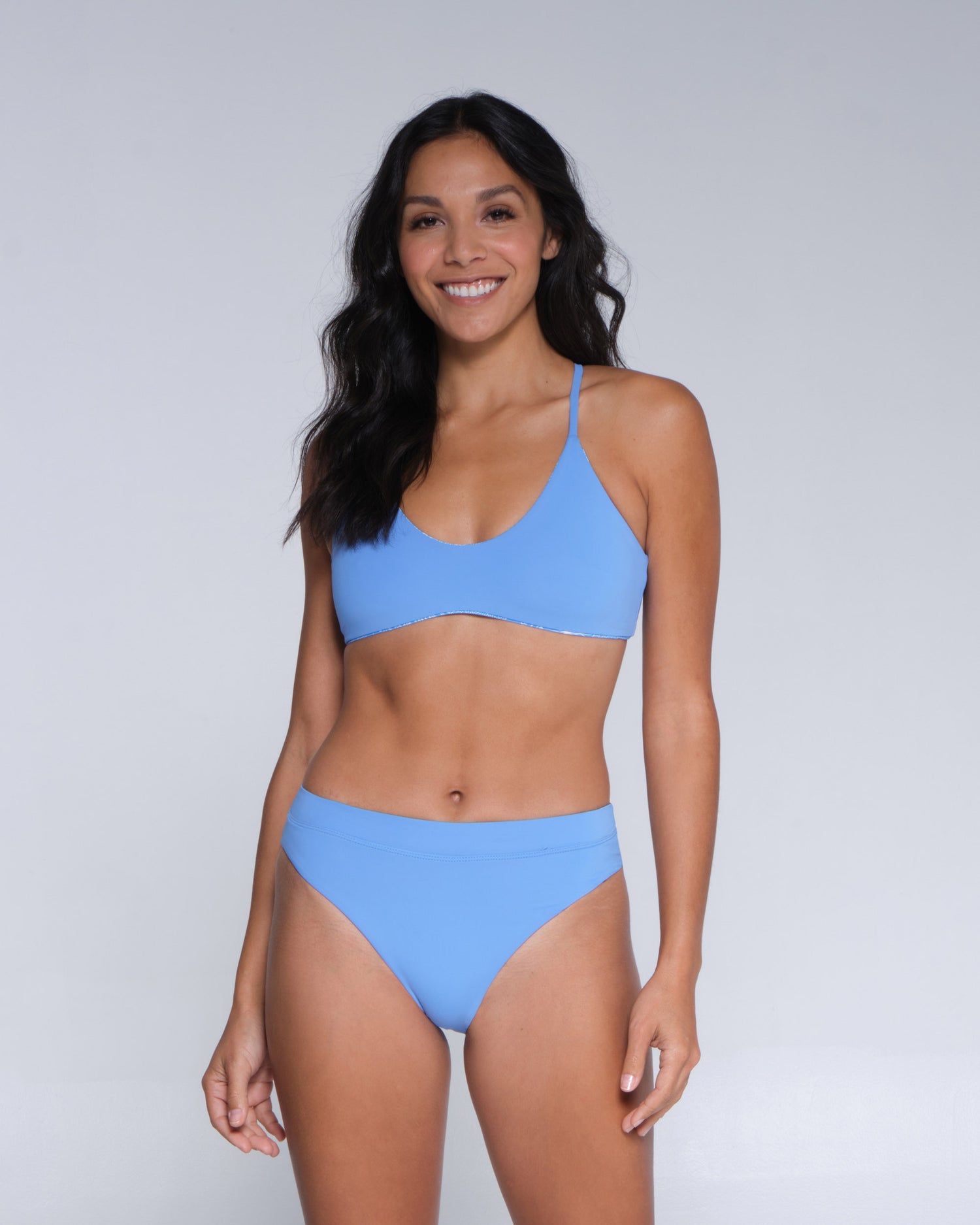 Tandem Bahama Blue Reversible Bikini Top