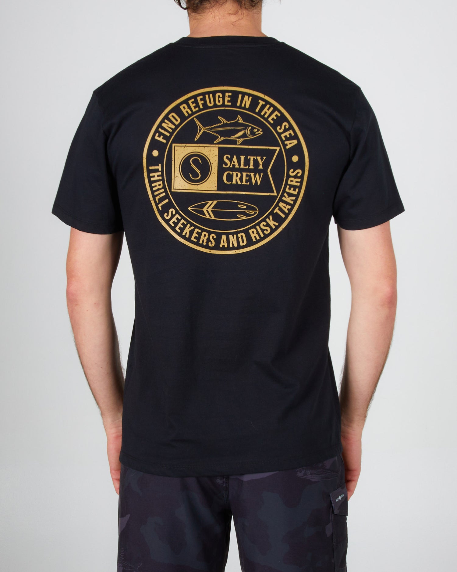 Back view of Legends Coral S/S Premium Tee