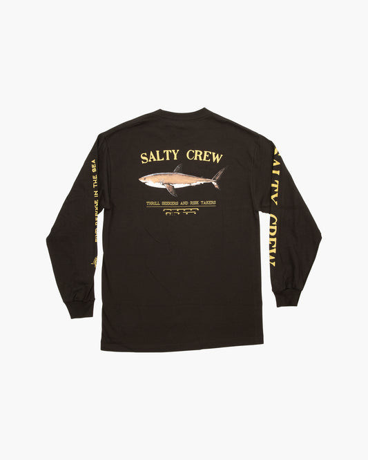 Off body back of Bruce Black L/S Standard Tee