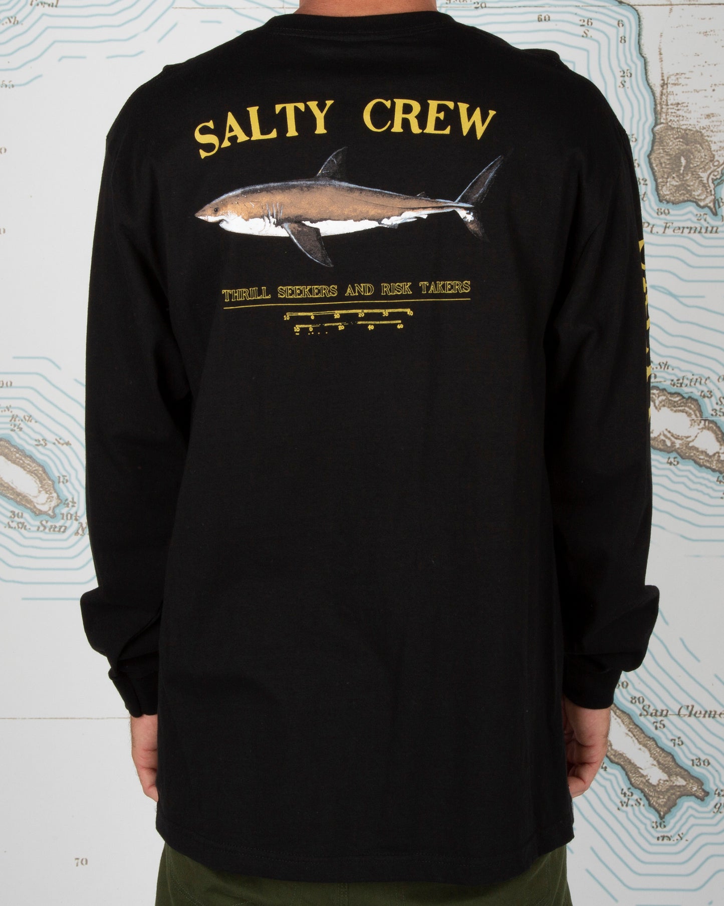 Salty Crew Bruce Long Sleeve - Black M