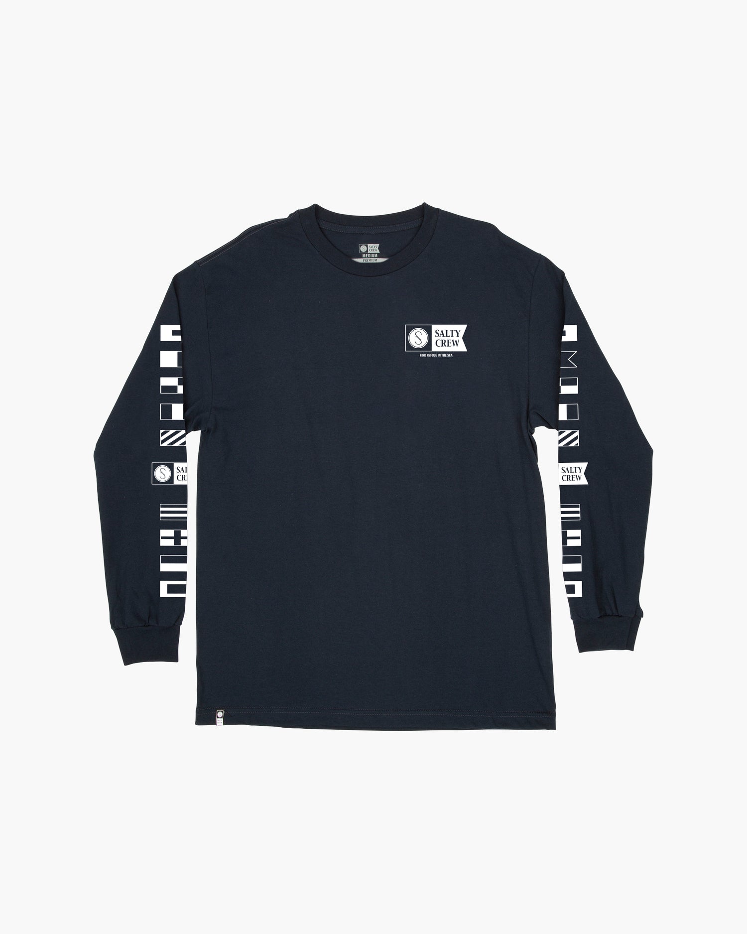 Navy Tee Premium L/S Alpha