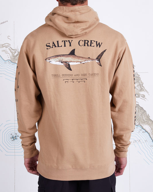 back graphic of Bruce Sandstone Hood Fleece