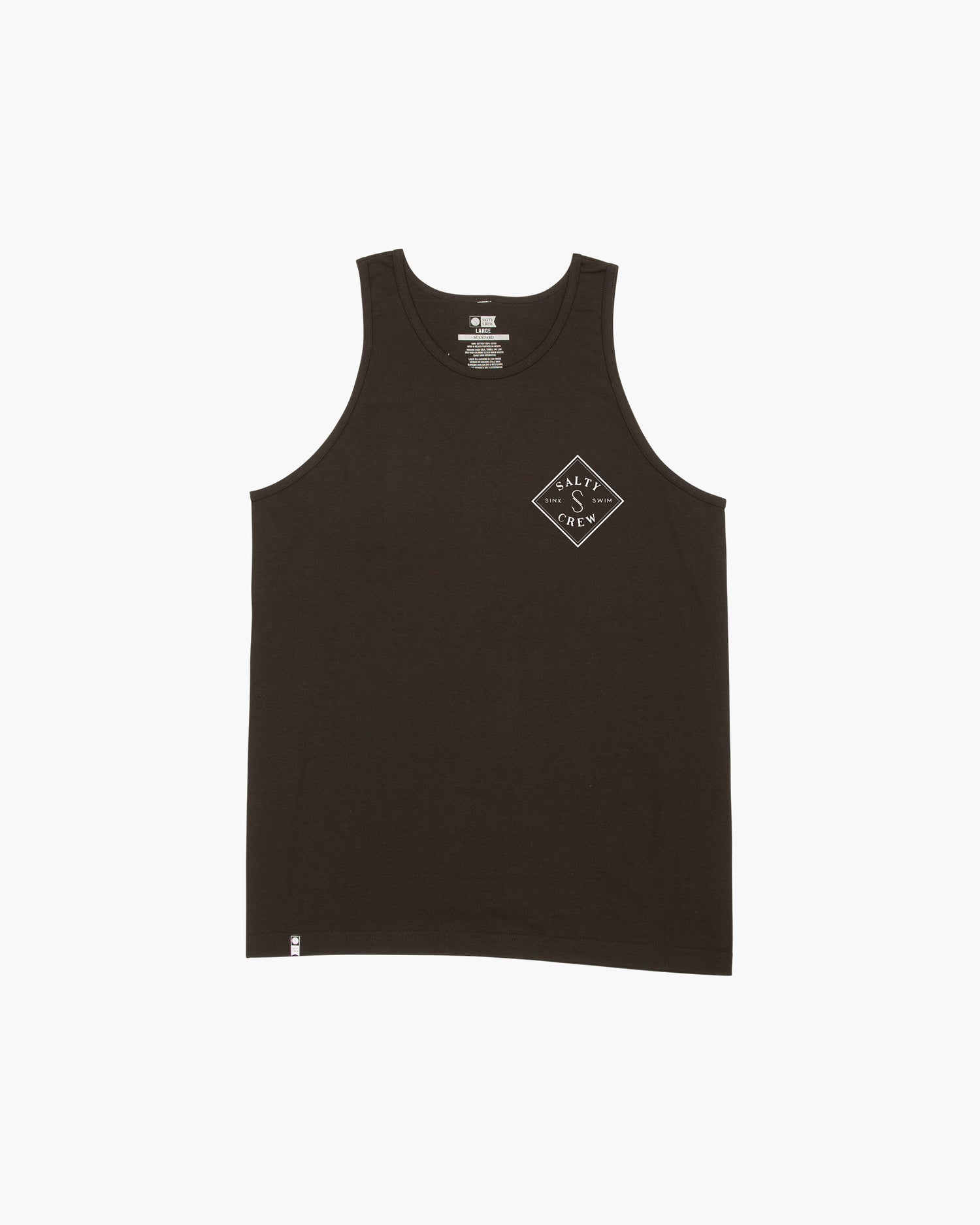 Off body front of Tippet Black Tank