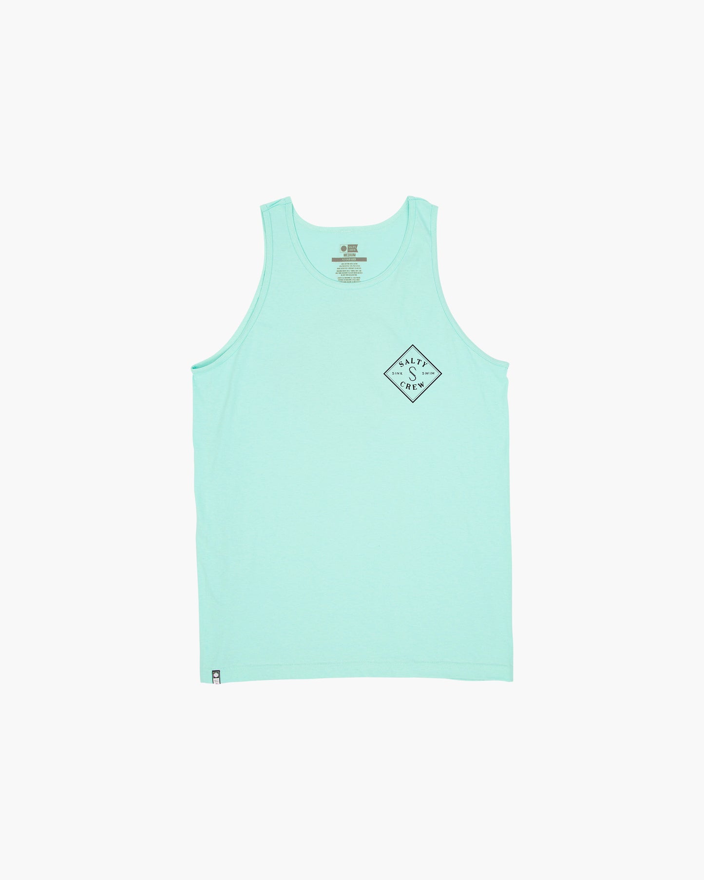 Off body front of Tippet Seafoam Tank
