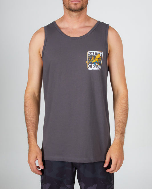 front graphic of Ink Slinger Charcoal Tank