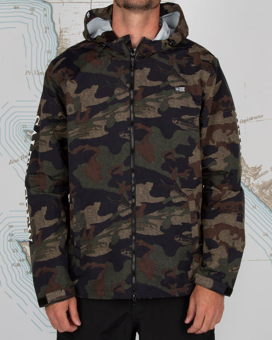 On body front of Pinnacle Camo Jacket