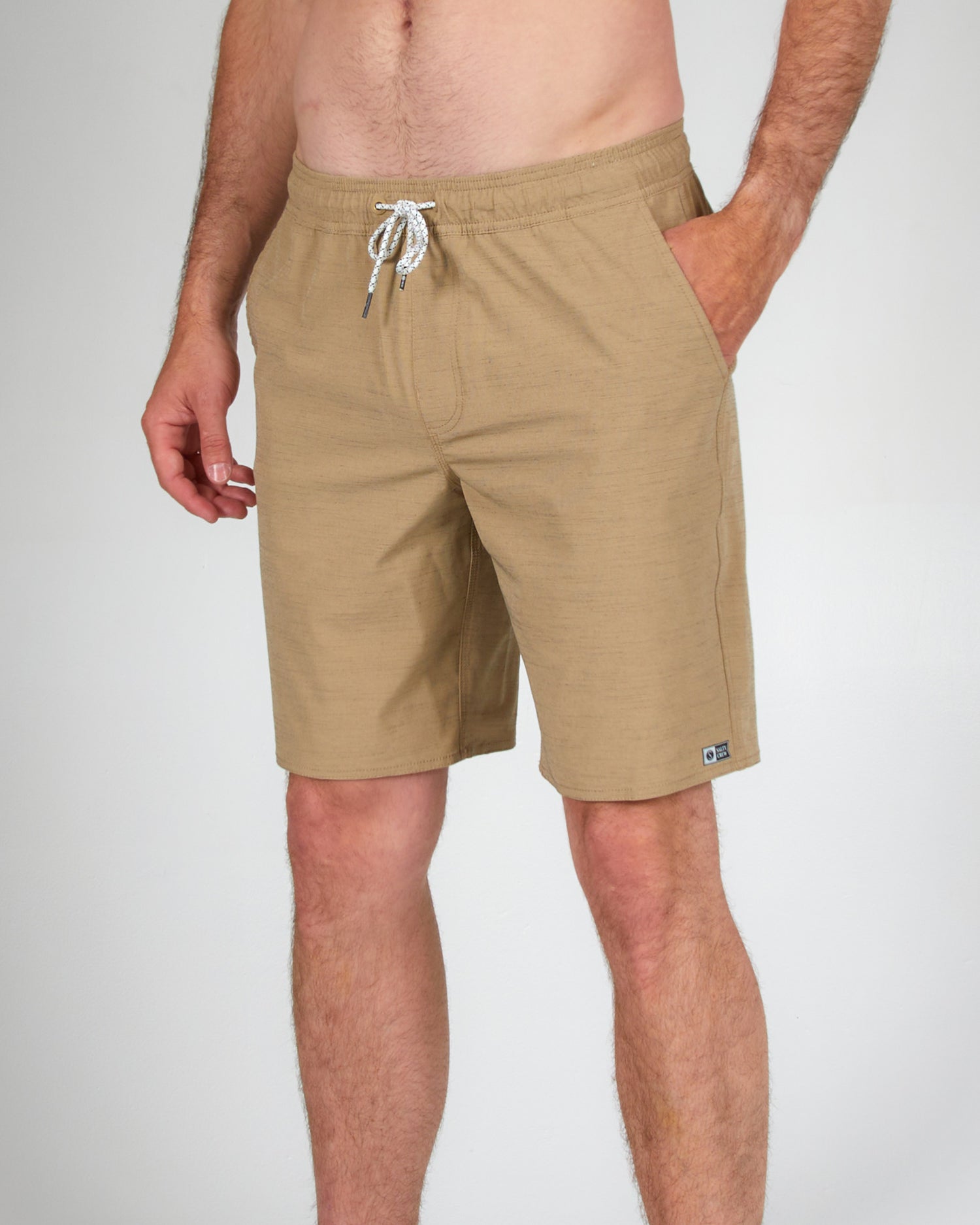front angled Drifter 2 Khaki Elastic Hybrid