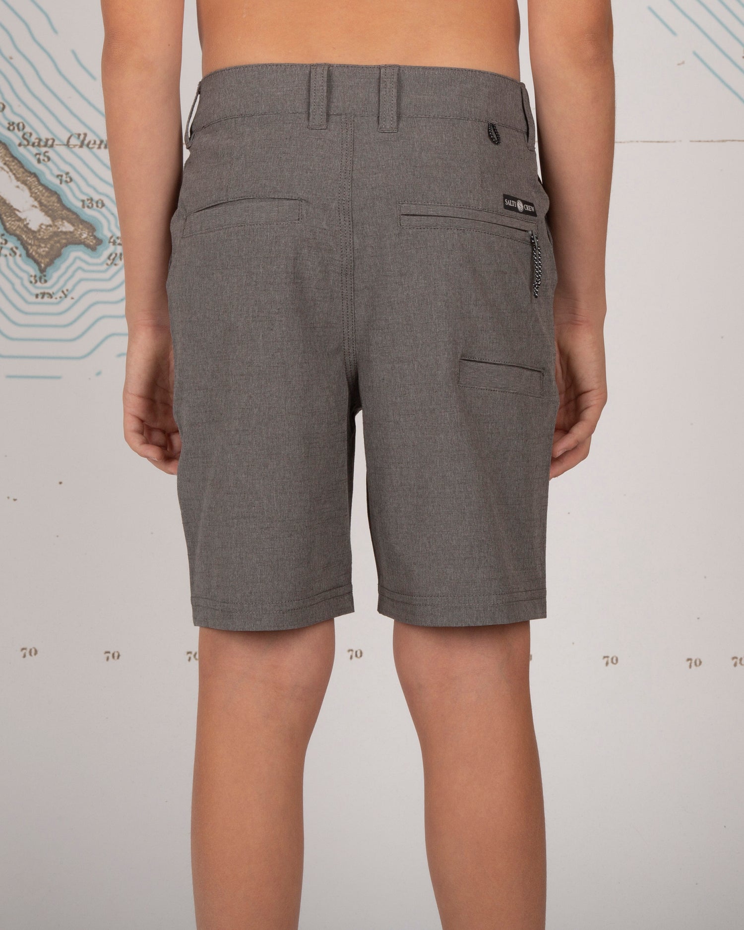 Salty Crew Drifter 2 Grey Boys Short Back