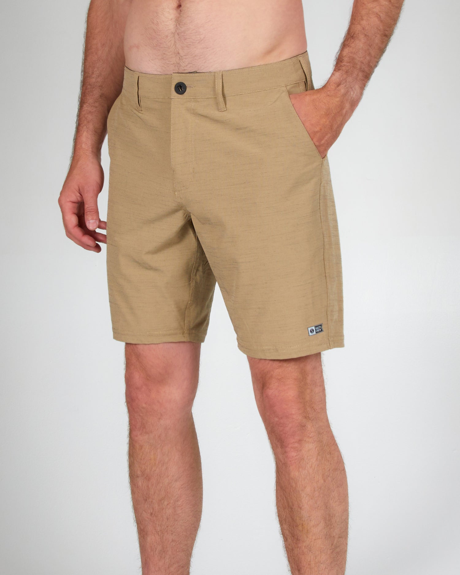 Men's Salty Crew Drifter 2 Hybrid Shorts 36 Khaki