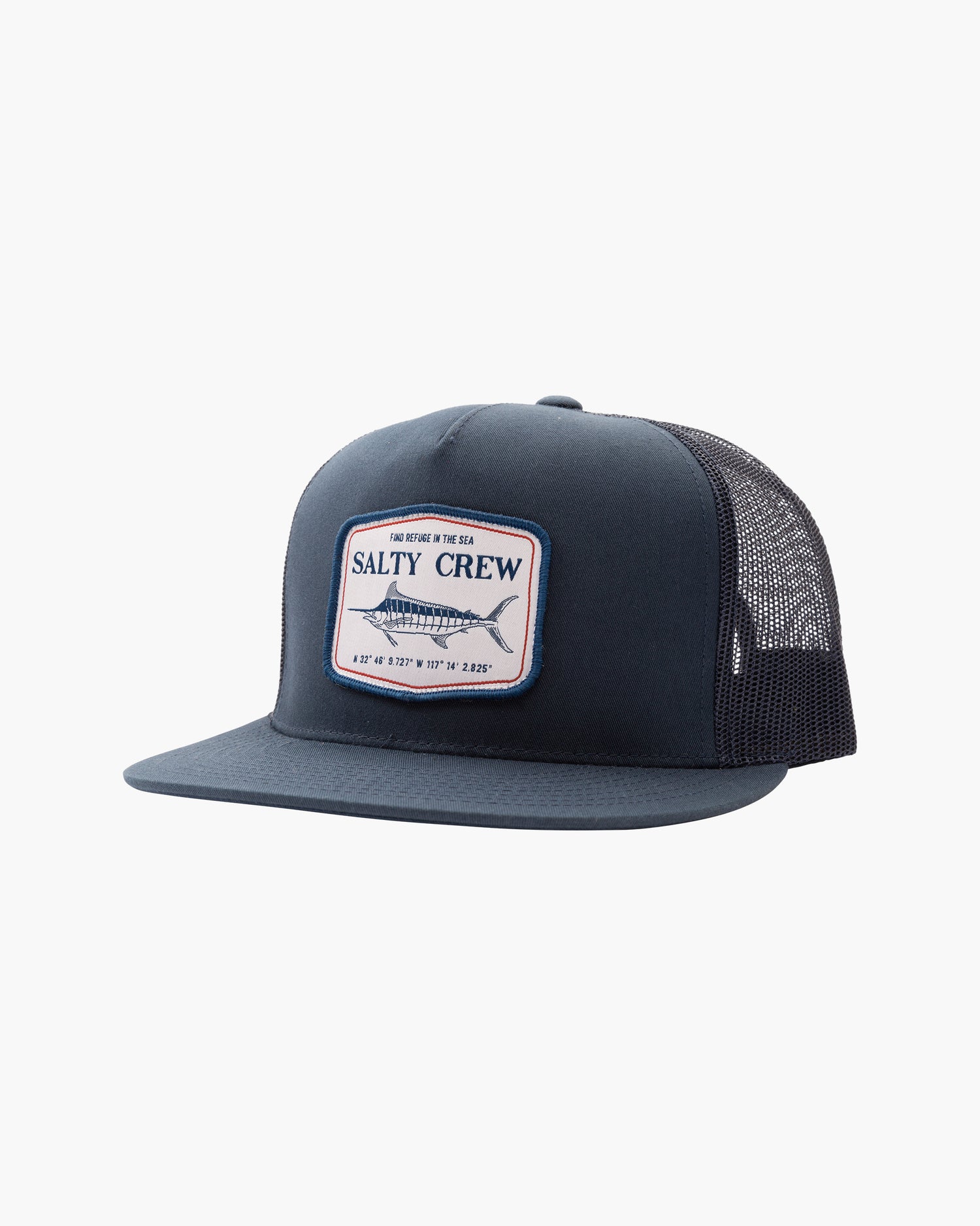 Front of Stealth Navy Trucker