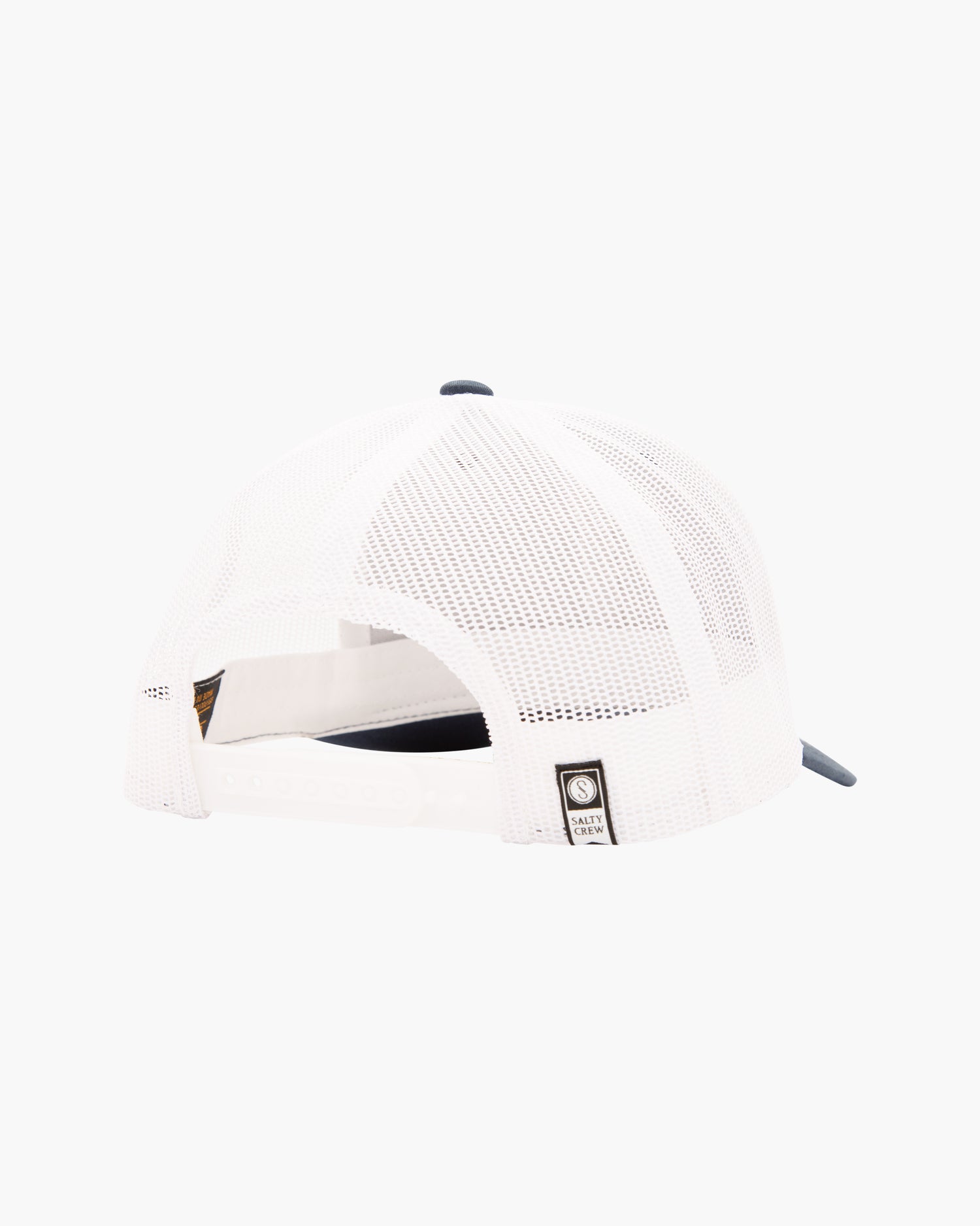 Back of Bottom Dweller Navy/White Retro Trucker