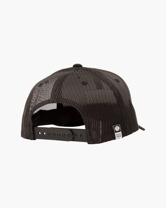 Back of Pinnacle 2 Black Retro Trucker