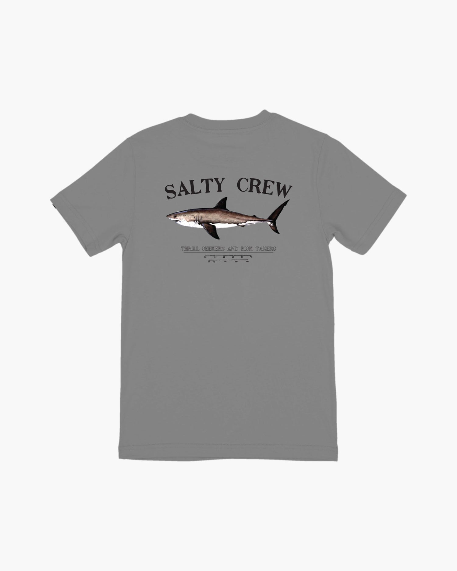 back of Bruce Boys Charcoal S/S Tee