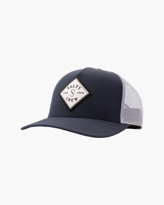 Front of Sealine Boys Navy/White Retro Trucker
