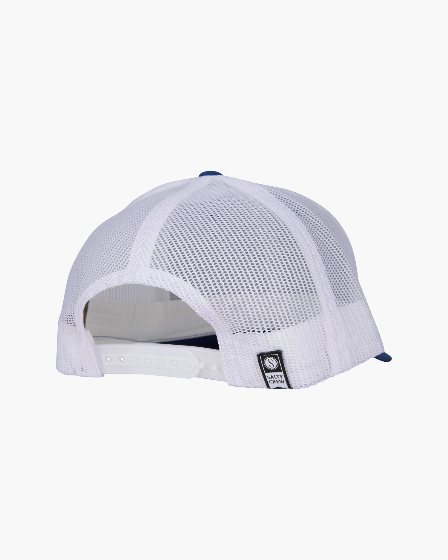 back view of Marina Royal/White Retro Trucker 