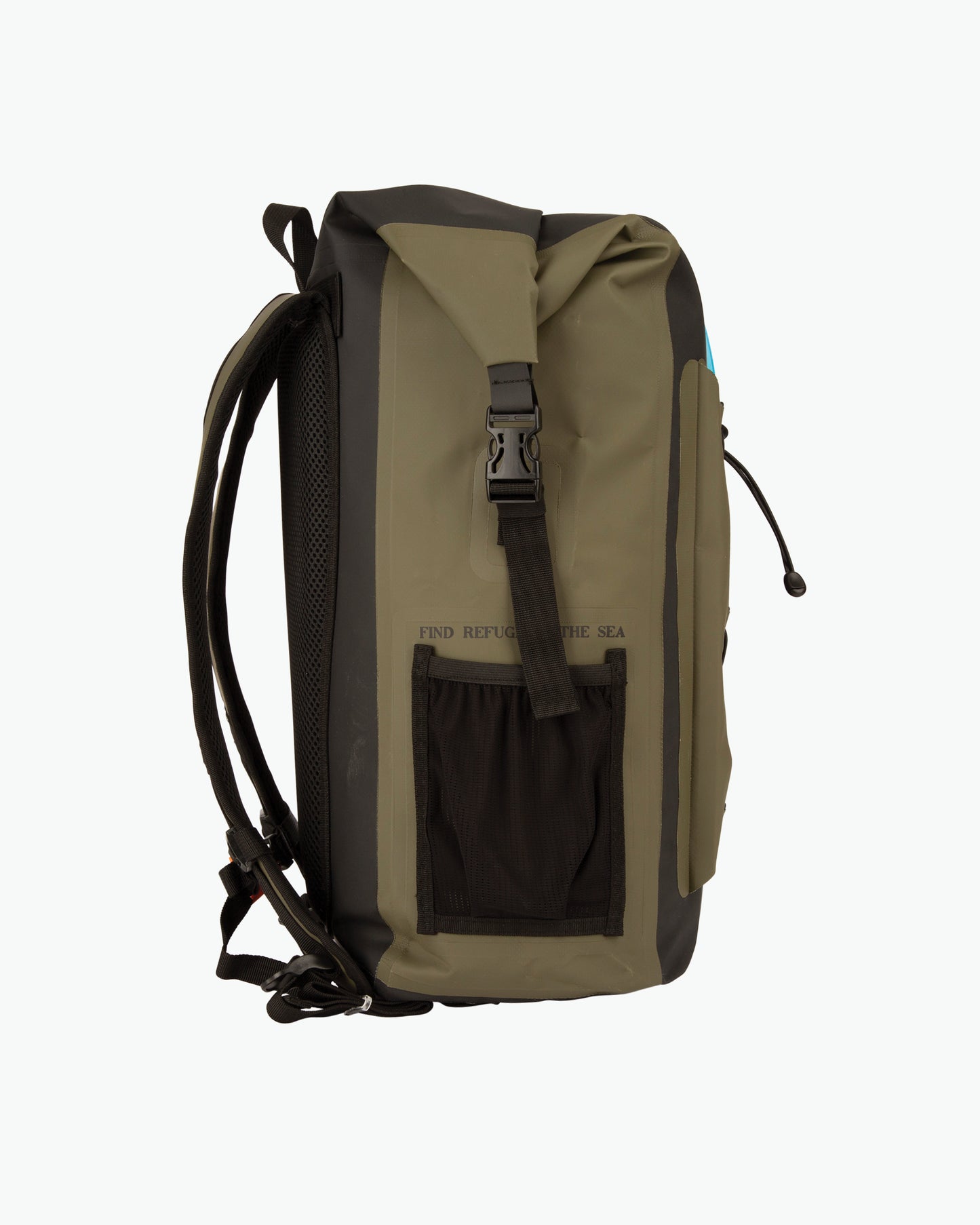 Voyager Black/Military Roll Top Backpack